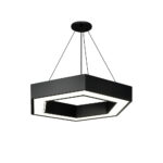 LED Hexagon Viseći Luster – Hollow