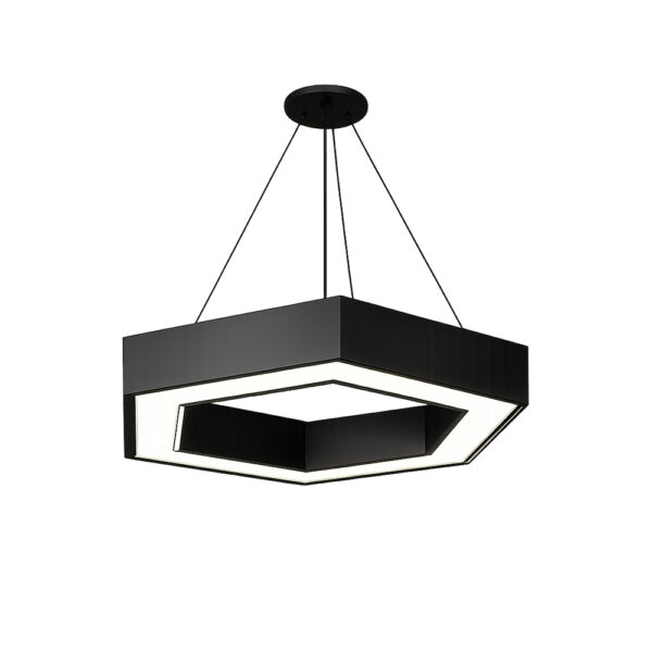 LED Hexagon Viseći Luster – Hollow