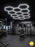 LED Honeycomb Plafonski Luster – Modularni Sistem