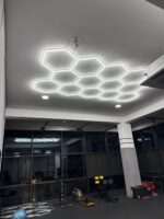 LED Honeycomb Plafonski Luster – Modularni Sistem - Slika 6