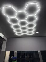 LED Honeycomb Plafonski Luster – Modularni Sistem - Slika 7