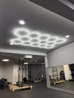 LED Honeycomb Plafonski Luster – Modularni Sistem - Slika 8